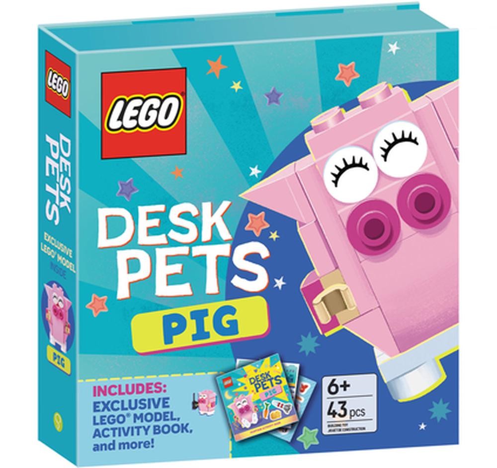 Lego(r) Books. Desk Pets: Pig by Ameet Sp Z.O.O. Hardcover Book