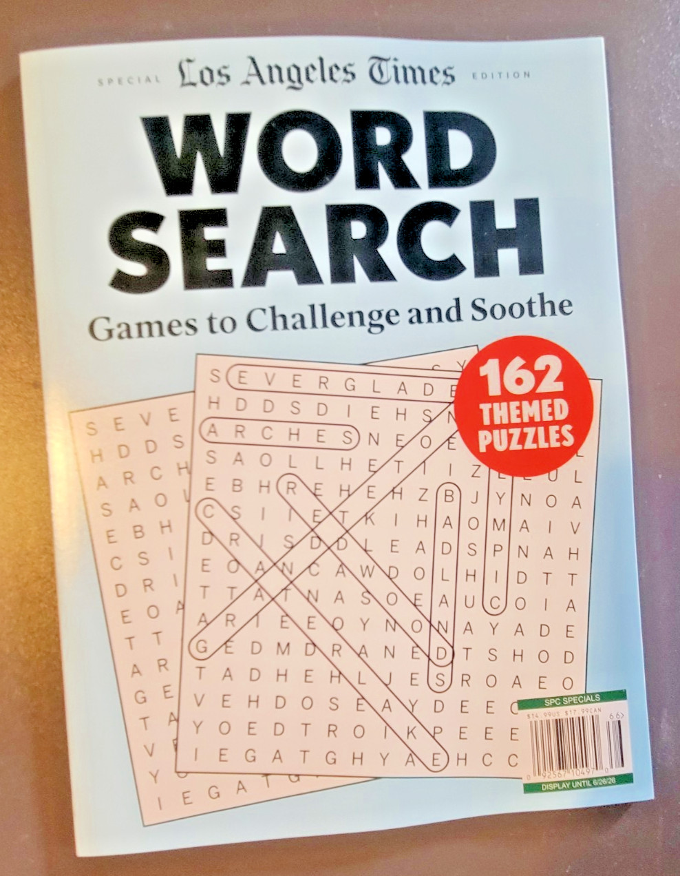 Word Search-Games To Challenge & Soothe – LA Times Special Edition – 162 Puzzles
