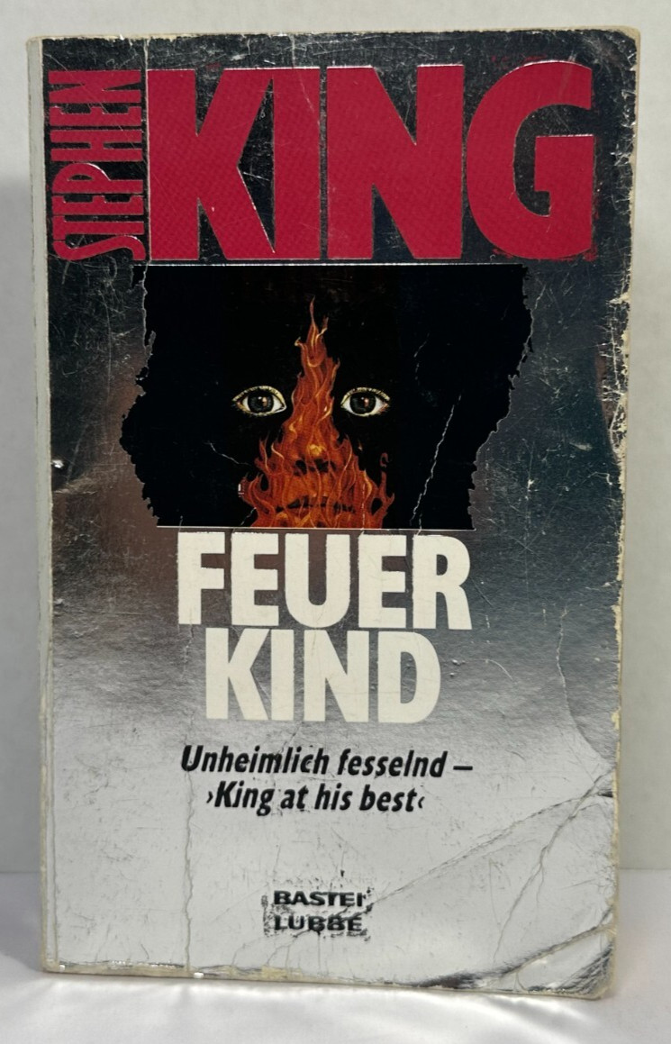 FEUERKIND (FIRESTARTER) by Stephen King – Bastei Lubbe German PB ED, 2003