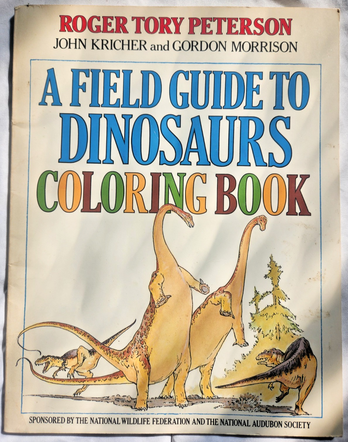 A Field Guide to Dinosaurs Coloring Book – Like New/Unused Vintage 1989 Rare PB