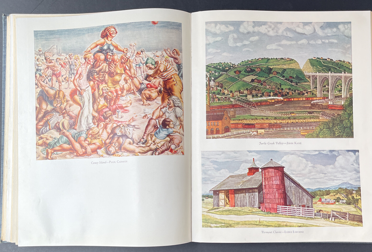 1940 “MODERN AMERICAN PAINTING” Hardcover Cloth Vintage Book Color Illustrations