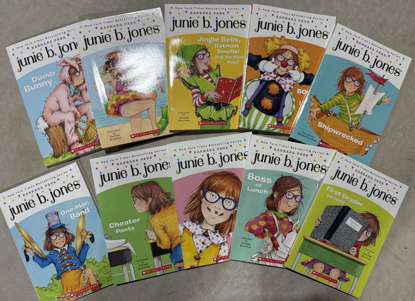 Junie B. Jones Bundle (11 Books) Books #18-27 & Extra Interactive Guide Book
