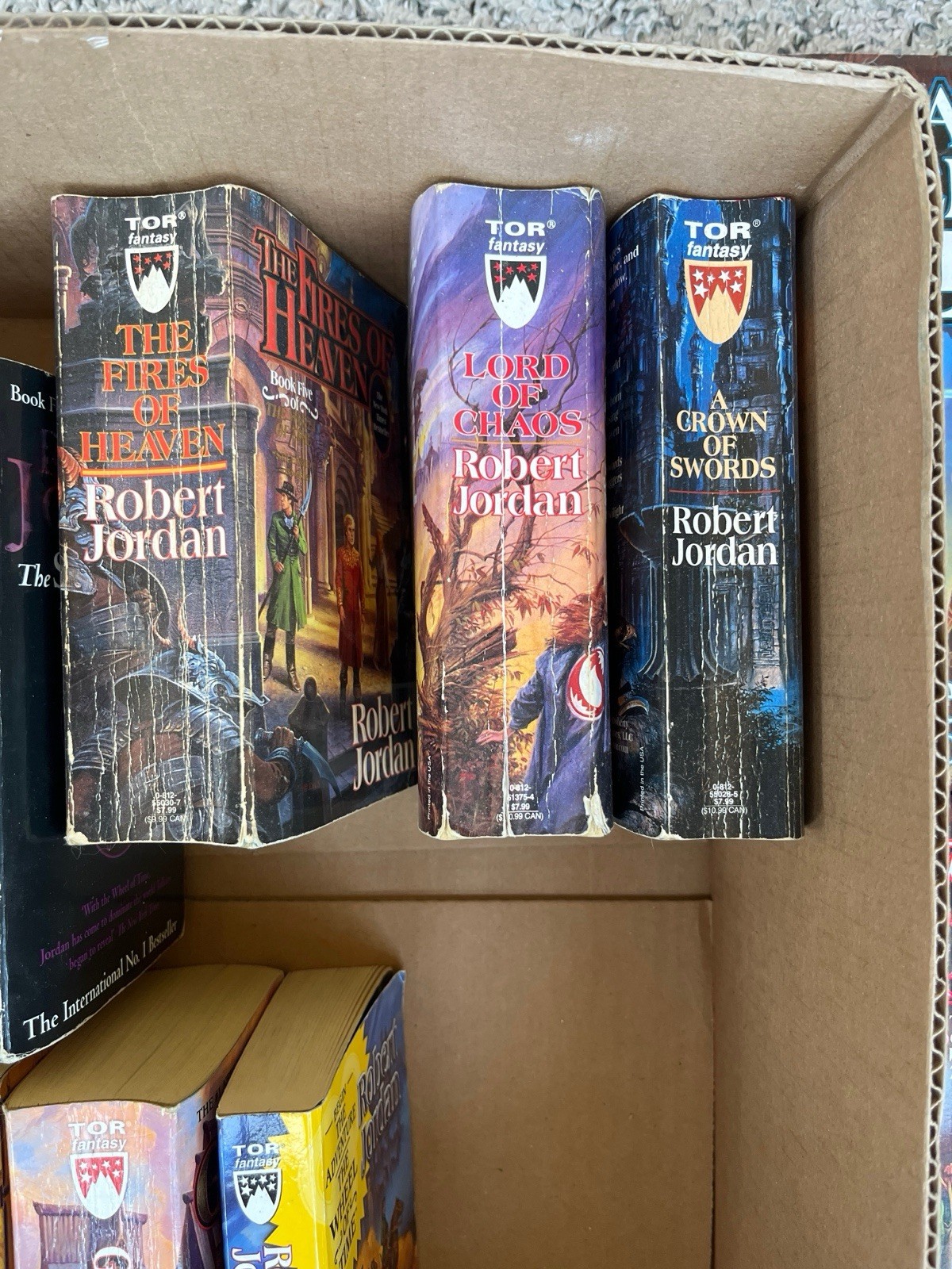 Complete Wheel of Time Series Lot 1-14 + Prequel Robert Jordan Books 2 Hc 1st Ed