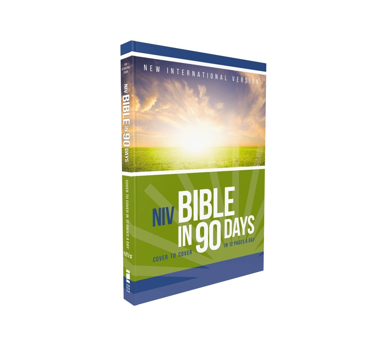 NIV, Bible in 90 Days, Paperback: Cover to Cover in 12 Pages a Day