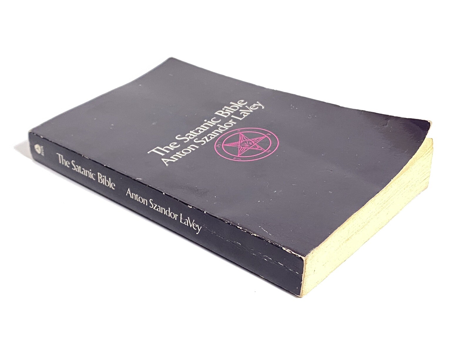 THE SATANIC BIBLE by Anton LaVey Paperback Avon 666 Beelzebub Vintage