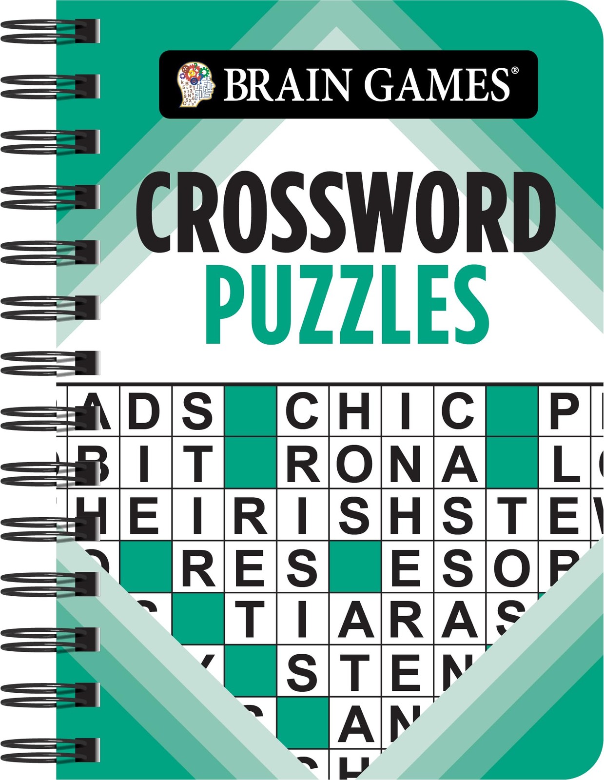 Brain Games – To Go – Crossword Puzzles (Teal)