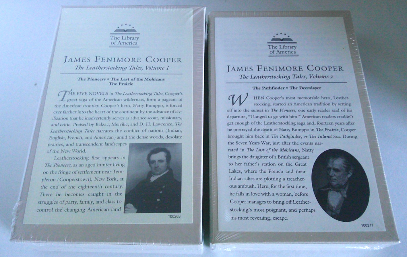Library of America: James Fenimore Cooper “The Leatherstocking Tales” – 5 Novels