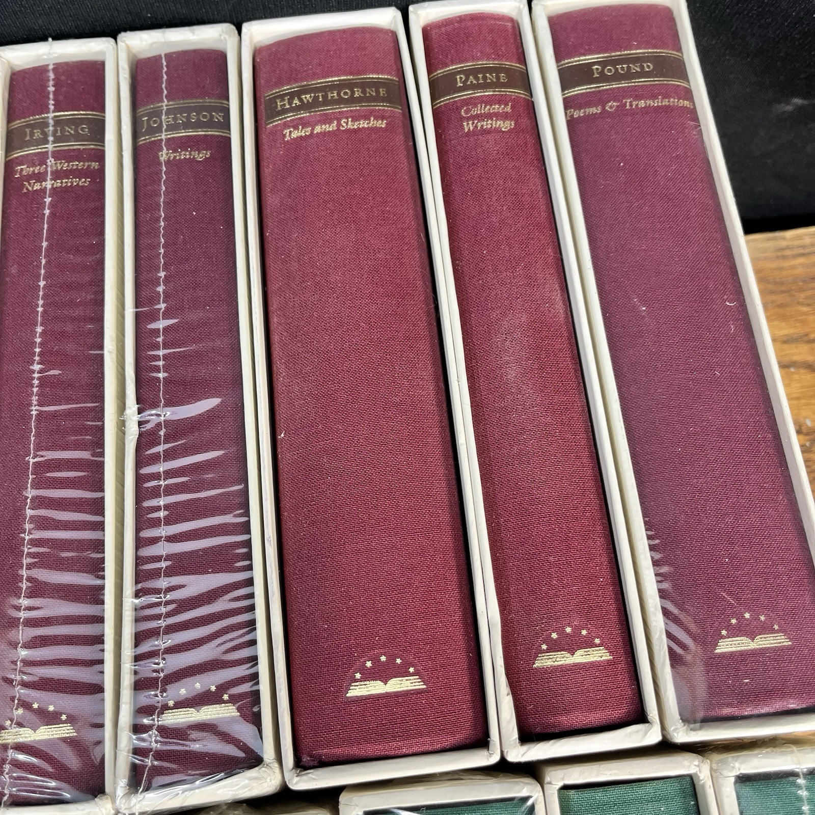 The Library Of America Books with Slipcases Lot Of 31 Mixed Authors Classics