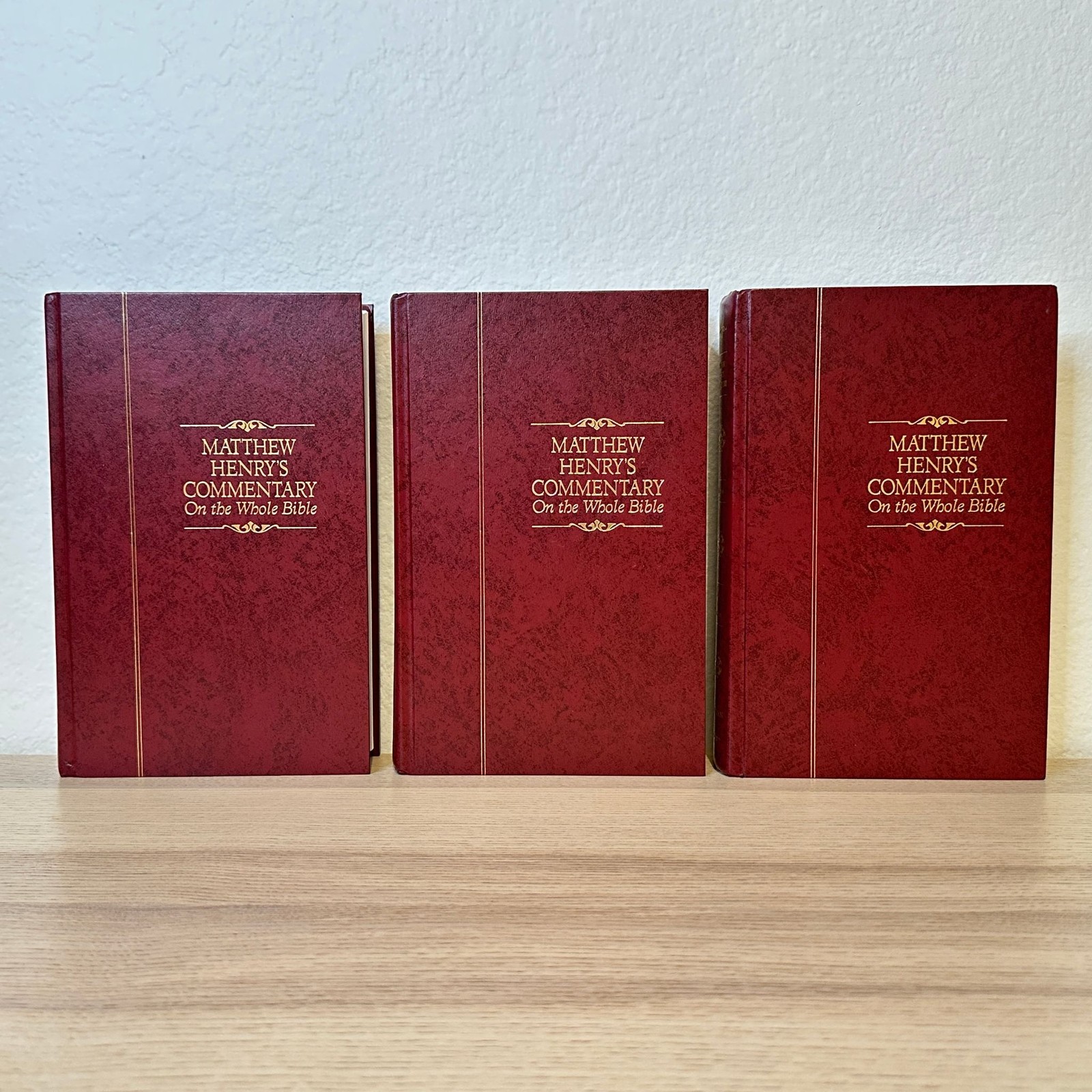 Matthew Henrys Commentary on the Whole Bible 6 Volume Set HC New Modern Edition