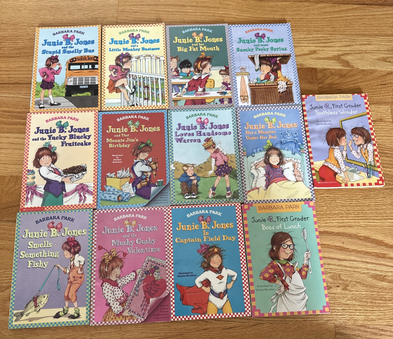 Vintage Junie B. Jones Paperback Books Barbara Park Lot of 13 Early Readers