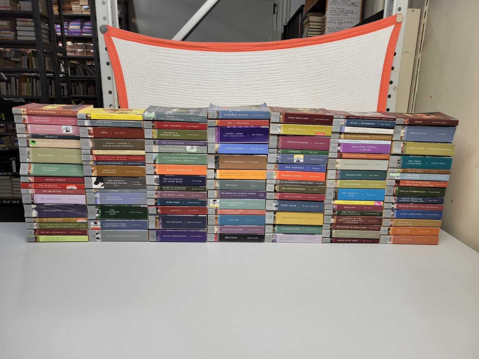 Huge Lot of 103 Barnes & Noble Classics Literature PB Books Various Author