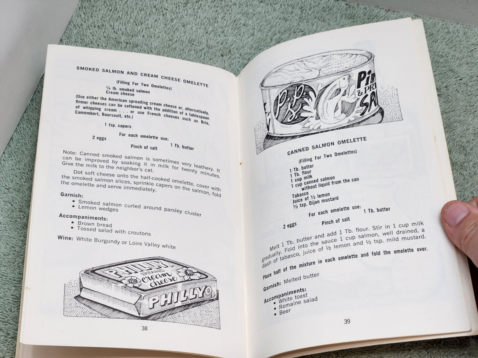 Omelette Originals Cookbook Irena Chalmers Bob Penny 1977 Potpourri Press