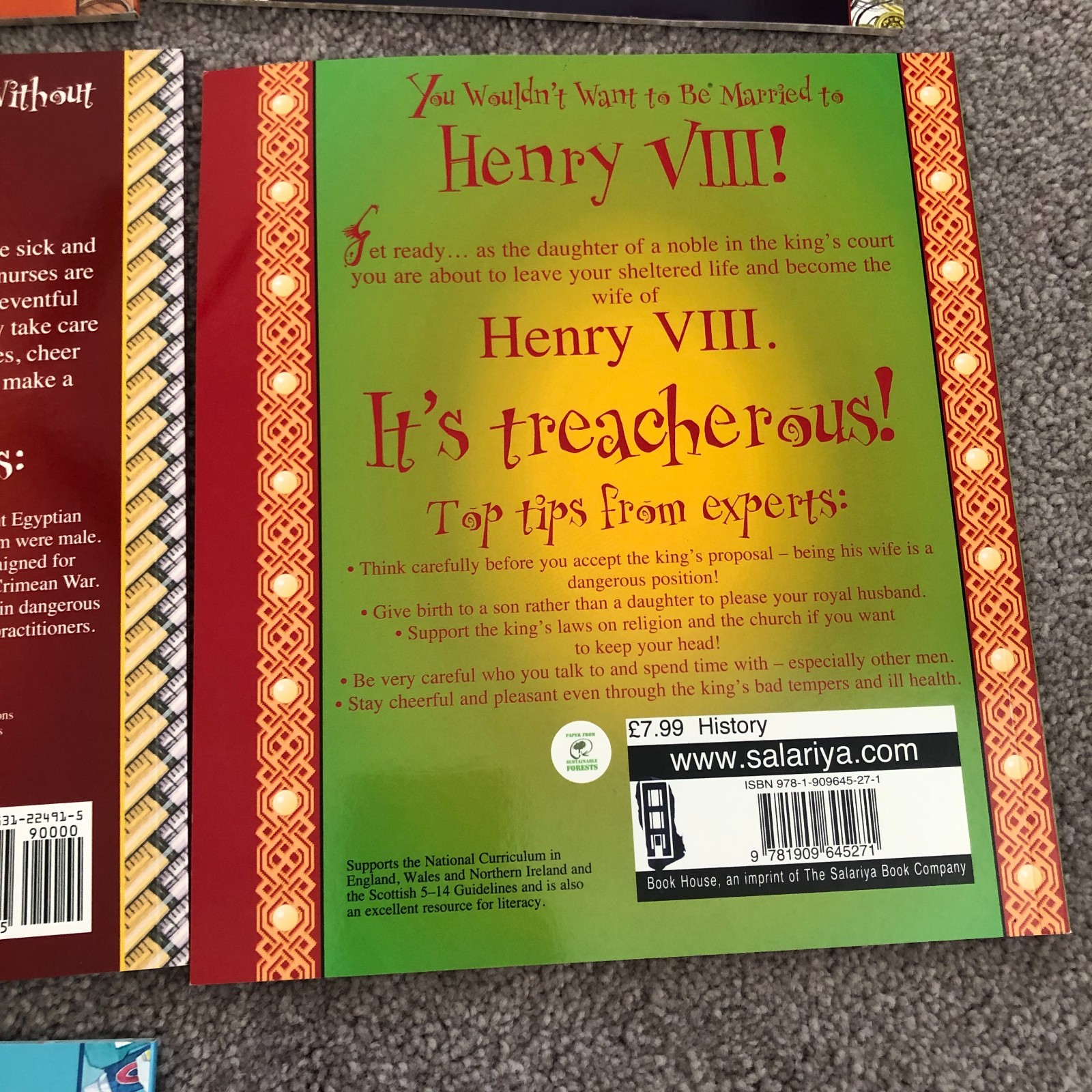 Lot of 7 You Wouldn’t Want to Books By Fiona Macdonald Columbus Fawkes Henry